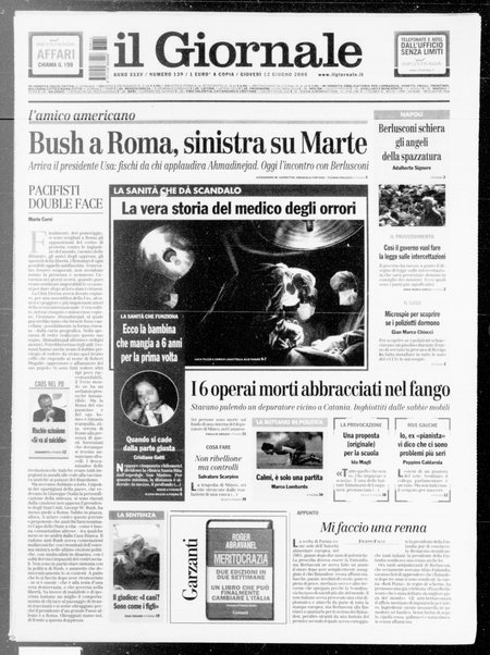 Il giornale : quotidiano del mattino